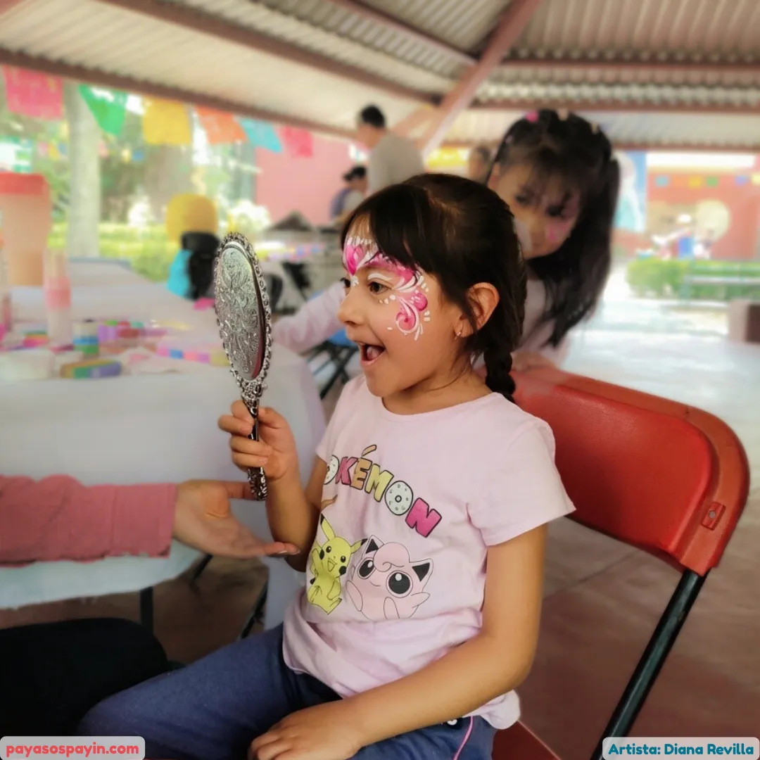 Servicio profesional de pintacaritas para fiestas infantiles, escuelas y eventos corporativos en EDOMEX y CDMX - Payasos Payín